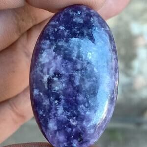 Gorgeous 60 Carat Lepidolite Cabochon!